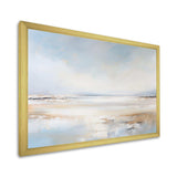 Soft Color Beach Horizon I - Coastal Canvas Wall Art