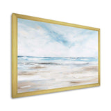 Coastal Beach Minimal Scenery I - Coastal Canvas Wall Art