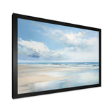 Coastal Beach Minimal Scenery II - Coastal Canvas Wall Art