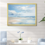 Coastal Beach Minimal Scenery II - Coastal Canvas Wall Art