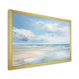 Coastal Beach Minimal Scenery II - Coastal Canvas Wall Art