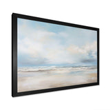 Coastal Beach Minimal Scenery V - Coastal Canvas Wall Art