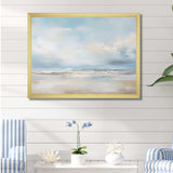 Coastal Beach Minimal Scenery V - Coastal Canvas Wall Art