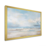 Coastal Beach Minimal Scenery V - Coastal Canvas Wall Art