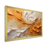 Gold And Beige Soft Wave Paint II - Abstract Canvas Wall Art