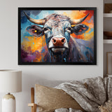 Celestial Colorful Cattle - Cow Bedroom Wall Art