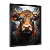 Liquid Fusion Cow Portrait - Cow Wall Decor