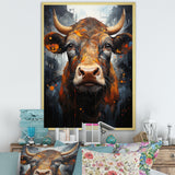 Liquid Fusion Cow Portrait - Cow Wall Decor