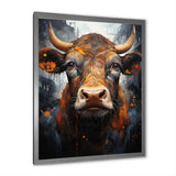 Liquid Fusion Cow Portrait - Cow Wall Decor