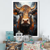 Liquid Fusion Cow Portrait - Cow Wall Decor