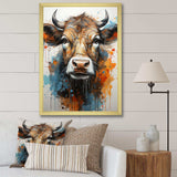 Popart Urban Cow - Animals Canvas Wall Art