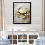 Minimalism Crab Painting - Crab Home Decor Art