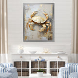Minimalism Crab Painting - Crab Home Decor Art