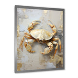 Minimalism Crab Painting - Crab Home Decor Art