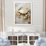Minimalism Crab Painting - Crab Home Decor Art