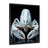 Modern Black And Blue Crayfish - Crayfish Wall Art Prints