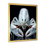 Modern Black And Blue Crayfish - Crayfish Wall Art Prints