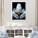 Modern Black And Blue Crayfish - Crayfish Wall Art Prints