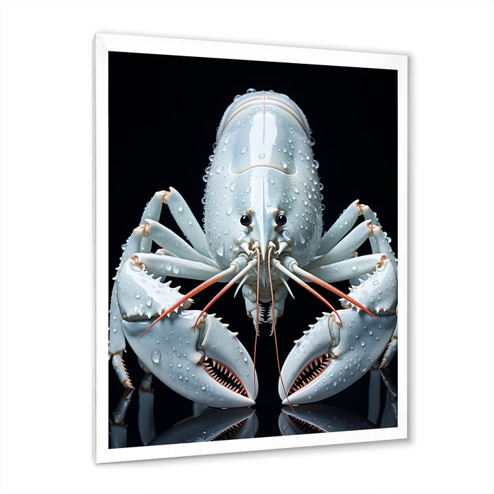 Modern Black And Blue Crayfish - Crayfish Wall Art Prints