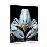 Modern Black And Blue Crayfish - Crayfish Wall Art Prints