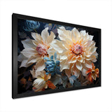 Dahlia S Colorful Symphony - Floral Canvas Wall Art