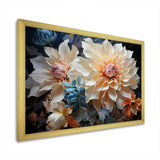 Dahlia S Colorful Symphony - Floral Canvas Wall Art