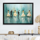 Rhythms Of The Rain Ballet Dance I - Fashion Canvas Wall Art