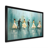 Rhythms Of The Rain Ballet Dance I - Fashion Canvas Wall Art