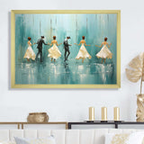 Rhythms Of The Rain Ballet Dance I - Fashion Canvas Wall Art