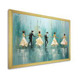 Rhythms Of The Rain Ballet Dance I - Fashion Canvas Wall Art