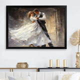 Couple Dance Ballroom Waltz II - Fashion Canvas Wall Art