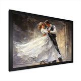 Couple Dance Ballroom Waltz II - Fashion Canvas Wall Art