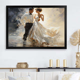 Couple Dance Ballroom Waltz III - Fashion Canvas Wall Art