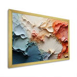 Beige And Orange Custards Collage II - Abstract Canvas Wall Art