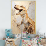 Dinosaur T Rex Supreme - Dinosaur Framed Canvas Art