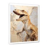 Dinosaur T Rex Supreme - Dinosaur Framed Canvas Art