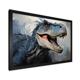 Dinosaur Blue T Rex Supreme - Dinosaur Home Decor Art