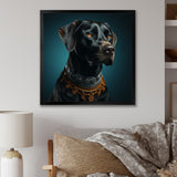 Dog Afghan Elegance - Dog Living Room Wall Art