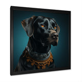 Dog Afghan Elegance - Dog Living Room Wall Art