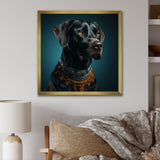 Dog Afghan Elegance - Dog Living Room Wall Art