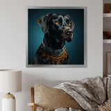 Dog Afghan Elegance - Dog Living Room Wall Art