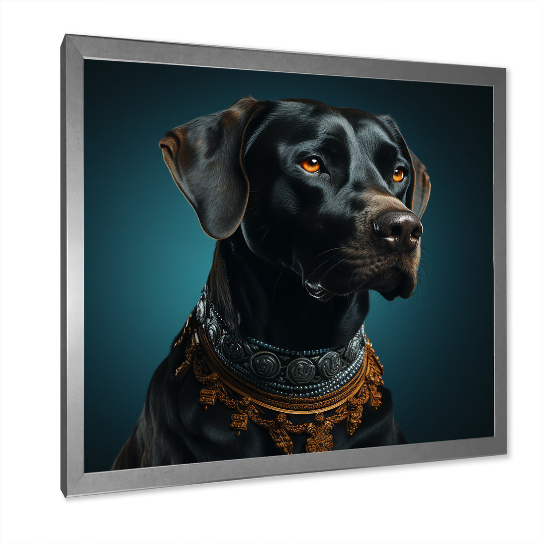 Dog Afghan Elegance - Dog Living Room Wall Art