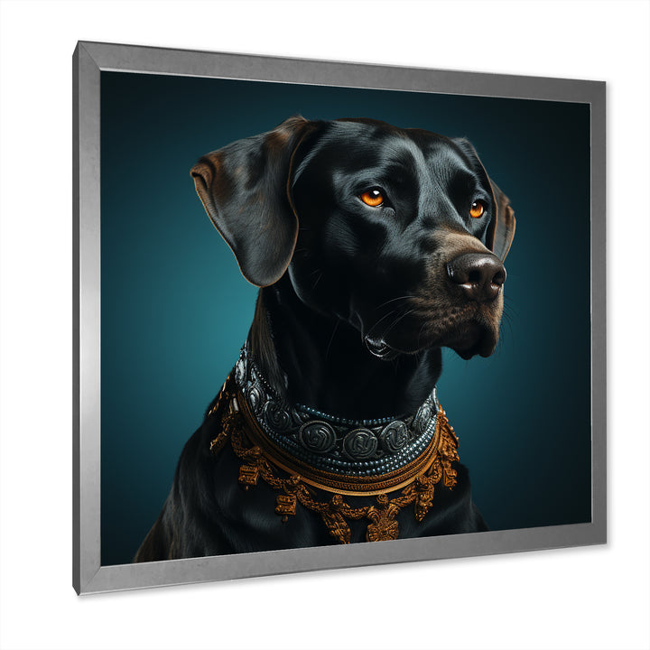 Dog Afghan Elegance - Dog Living Room Wall Art