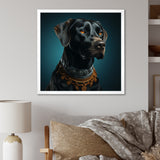 Dog Afghan Elegance - Dog Living Room Wall Art