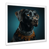Dog Afghan Elegance - Dog Living Room Wall Art