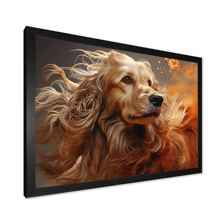 Dog Afghan Hound Air - Dog Bedroom Wall Art