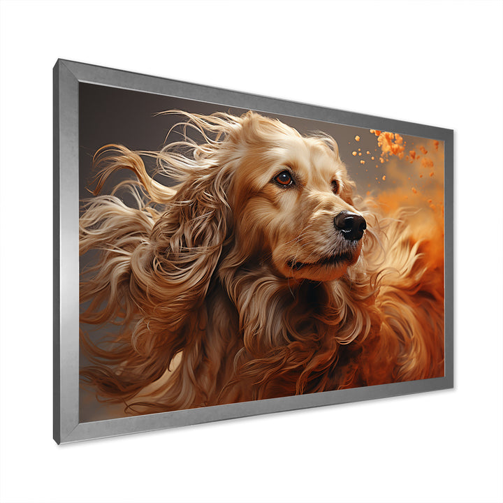 Dog Afghan Hound Air - Dog Bedroom Wall Art