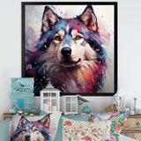 Dog Alaskan Malamute Majesty - Blue Dog Wall Art