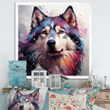 Dog Alaskan Malamute Majesty - Blue Dog Wall Art