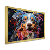 Dog Australian Shepherd Allure - Dog Framed Canvas Art